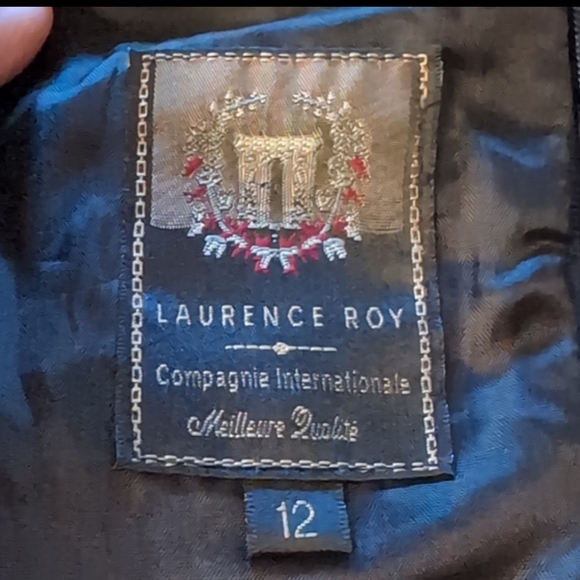 Laurence Roy| Black Faux Leather Sleeveless Midi Dress With Slit Distressed - Picture 11 of 15